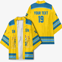 Sweden Ice Hockey Custom Kimono Swedish Coat of Arms Design