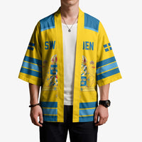 Sweden Ice Hockey Custom Kimono Swedish Coat of Arms Design