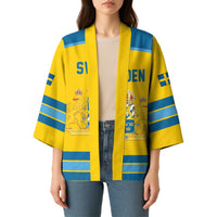 Sweden Ice Hockey Custom Kimono Swedish Coat of Arms Design