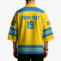 Sweden Ice Hockey Custom Kimono Swedish Coat of Arms Design