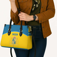 Sweden Ice Hockey Leather Bag Swedish Coat of Arms Design