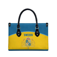 Sweden Ice Hockey Leather Bag Swedish Coat of Arms Design