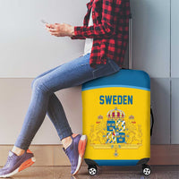 Sweden Ice Hockey Luggage Cover Swedish Coat of Arms Design