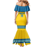 Sweden Ice Hockey Custom Mermaid Dress Swedish Coat of Arms Design