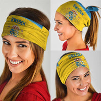 Sweden Ice Hockey Neck Gaiter Swedish Coat of Arms Design