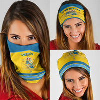 Sweden Ice Hockey Neck Gaiter Swedish Coat of Arms Design