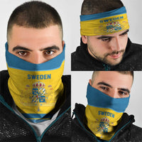 Sweden Ice Hockey Neck Gaiter Swedish Coat of Arms Design