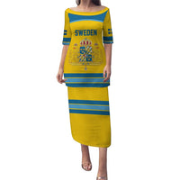 Sweden Ice Hockey Custom Puletasi Swedish Coat of Arms Design