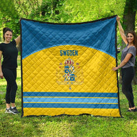 Sweden Ice Hockey Quilt Swedish Coat of Arms Design
