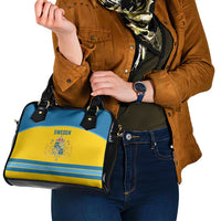 Sweden Ice Hockey Shoulder Handbag Swedish Coat of Arms Design