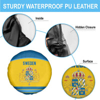 Sweden Ice Hockey Spare Tire Cover Swedish Coat of Arms Design