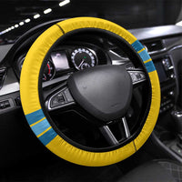 Sweden Ice Hockey Steering Wheel Cover Swedish Coat of Arms Design
