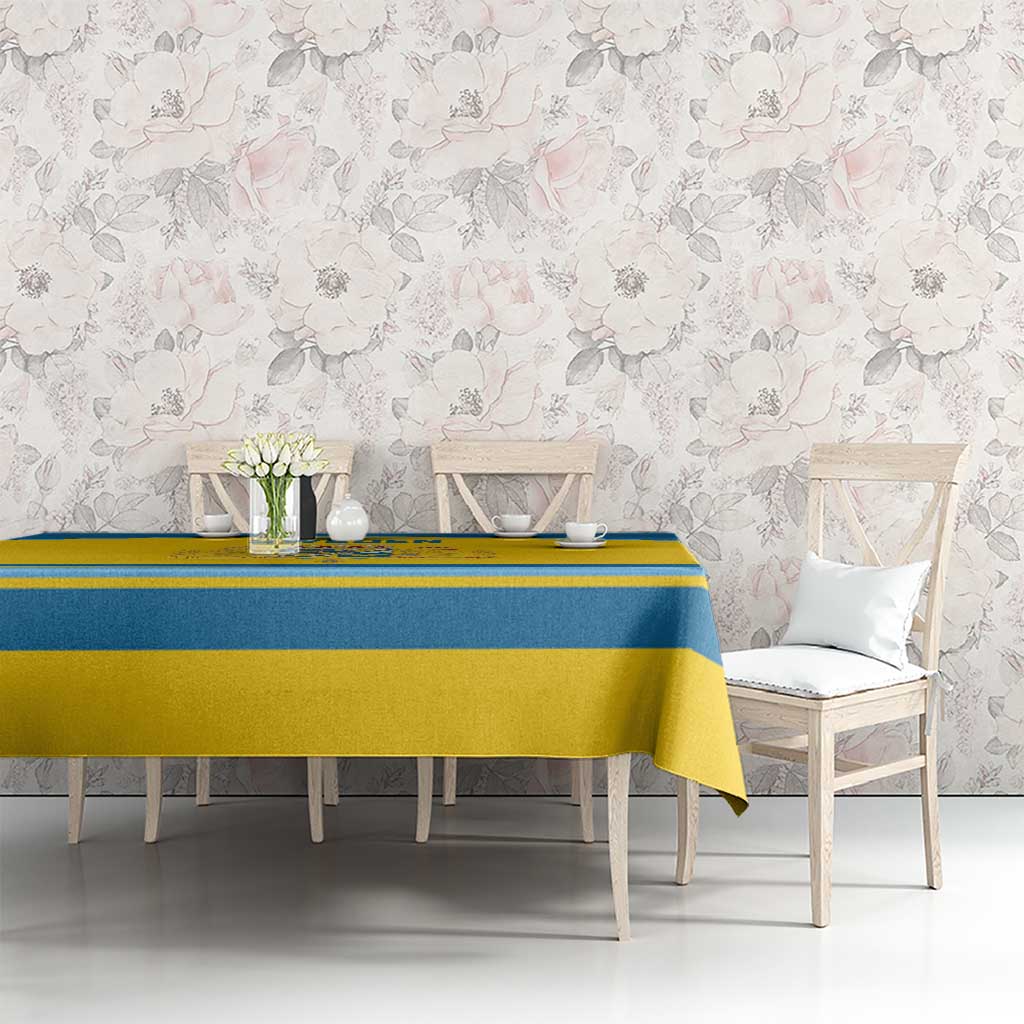 Sweden Ice Hockey Tablecloth Swedish Coat of Arms Design