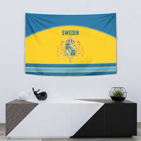 Sweden Ice Hockey Tapestry Swedish Coat of Arms Design