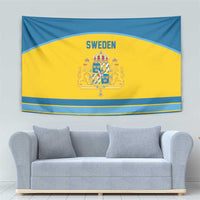 Sweden Ice Hockey Tapestry Swedish Coat of Arms Design