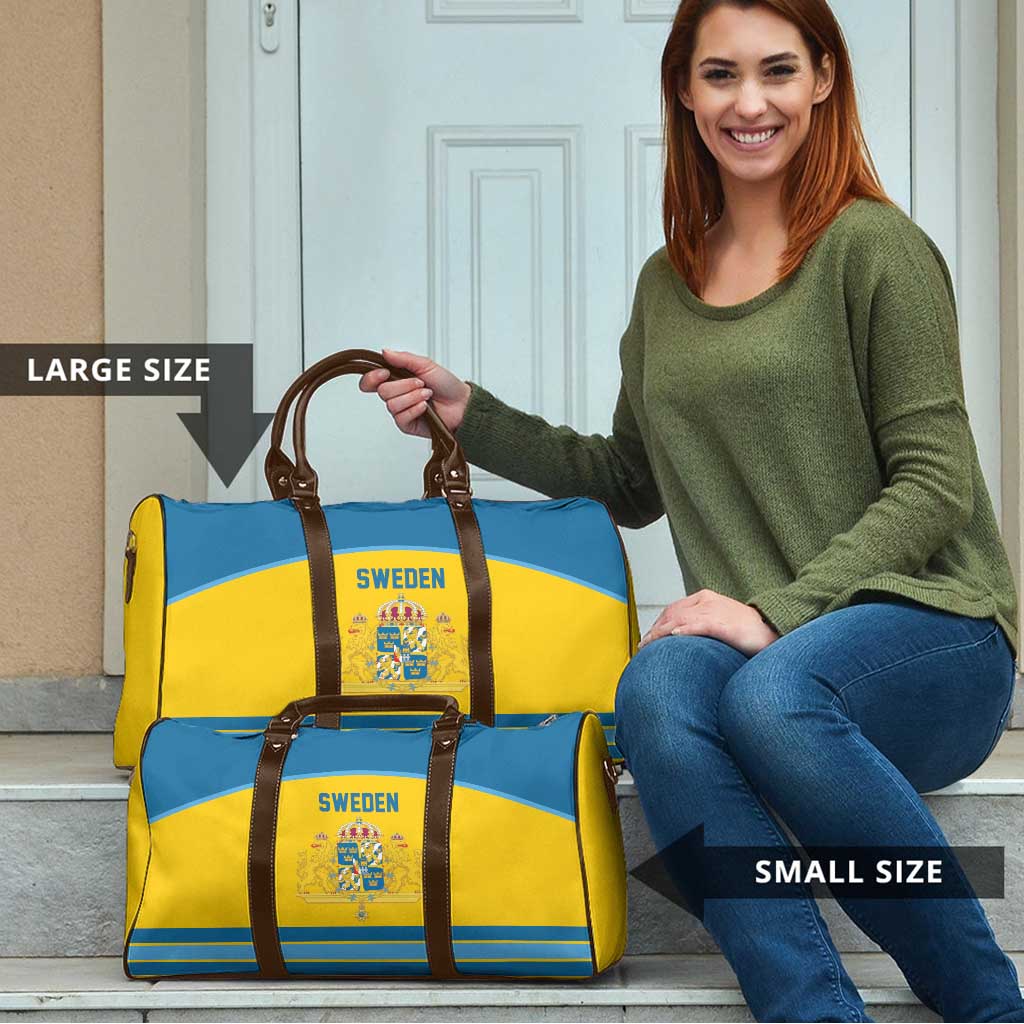 Sweden Ice Hockey Travel Bag Swedish Coat of Arms Design
