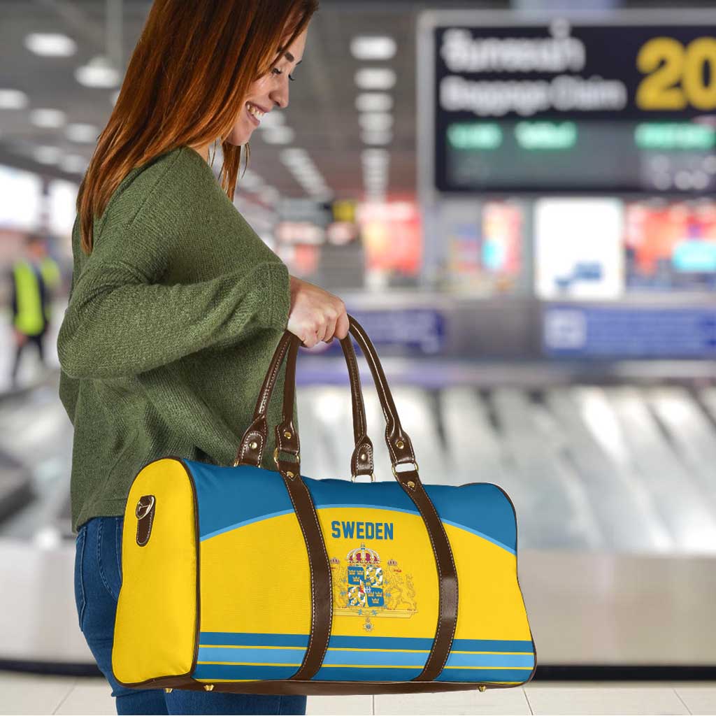 Sweden Ice Hockey Travel Bag Swedish Coat of Arms Design