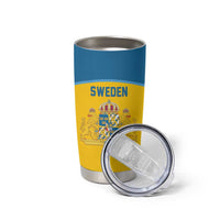 Sweden Ice Hockey Custom Tumbler Cup Swedish Coat of Arms Design