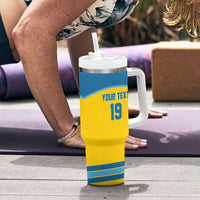 Sweden Ice Hockey Custom Tumbler With Handle Swedish Coat of Arms Design