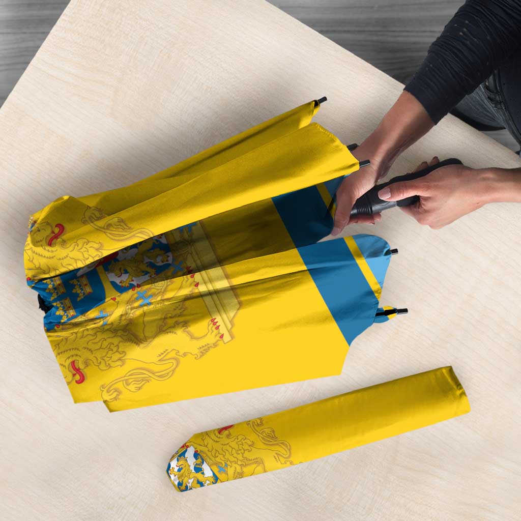 Sweden Ice Hockey Umbrella Swedish Coat of Arms Design
