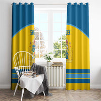Sweden Ice Hockey Window Curtain Swedish Coat of Arms Design