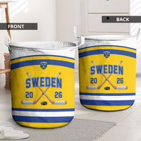 Sweden Ice Hockey Laundry Basket Go Tre Kronor Champions