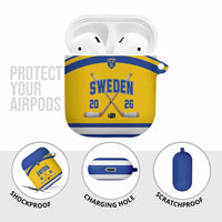 Sweden Ice Hockey AirPods Case Go Tre Kronor Champions