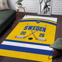 Sweden Ice Hockey Area Rug Go Tre Kronor Champions