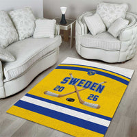 Sweden Ice Hockey Area Rug Go Tre Kronor Champions