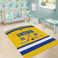 Sweden Ice Hockey Area Rug Go Tre Kronor Champions
