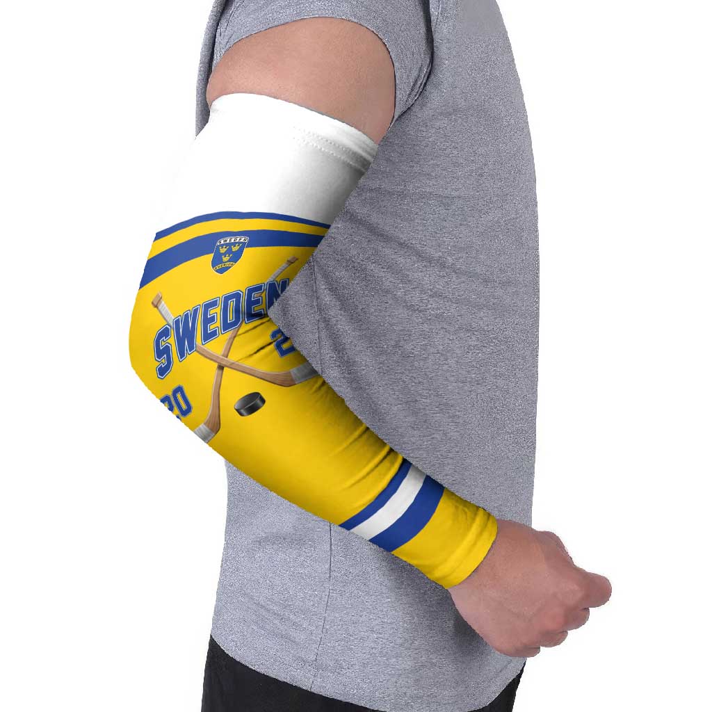 Sweden Ice Hockey Custom Arm Sleeves Go Tre Kronor Champions