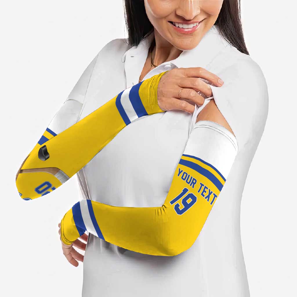 Sweden Ice Hockey Custom Arm Sleeves Go Tre Kronor Champions