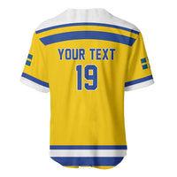 Sweden Ice Hockey Custom Baseball Jersey Go Tre Kronor Champions
