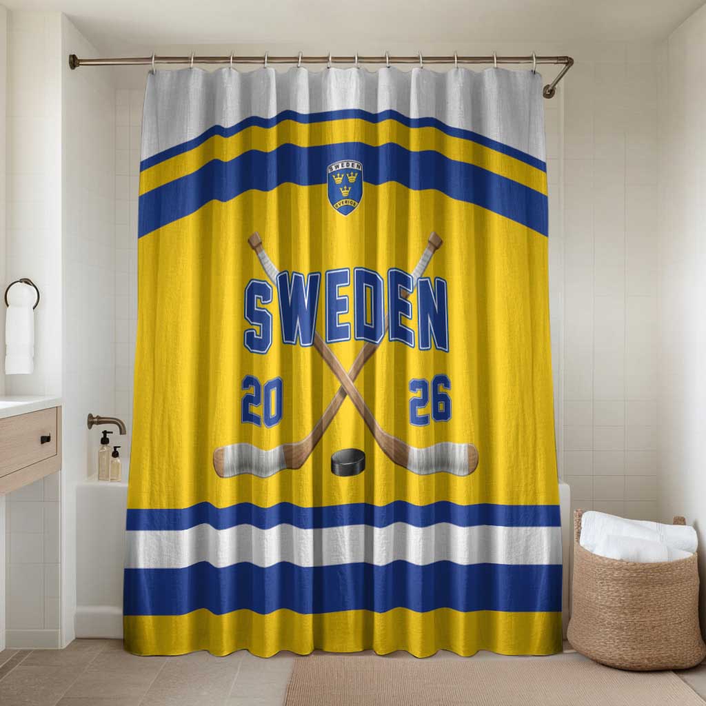 Sweden Ice Hockey Bathroom Set Go Tre Kronor Champions