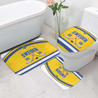 Sweden Ice Hockey Bathroom Set Go Tre Kronor Champions