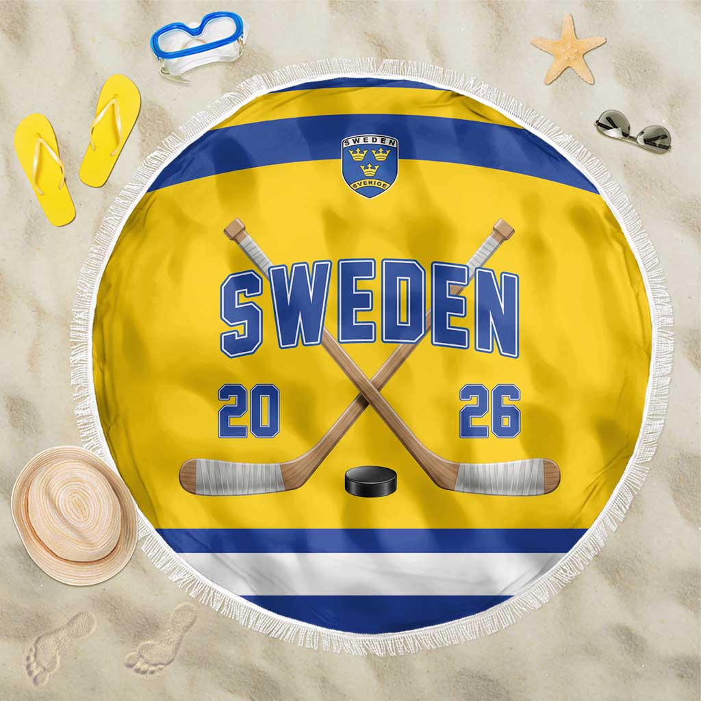 Sweden Ice Hockey Beach Blanket Go Tre Kronor Champions