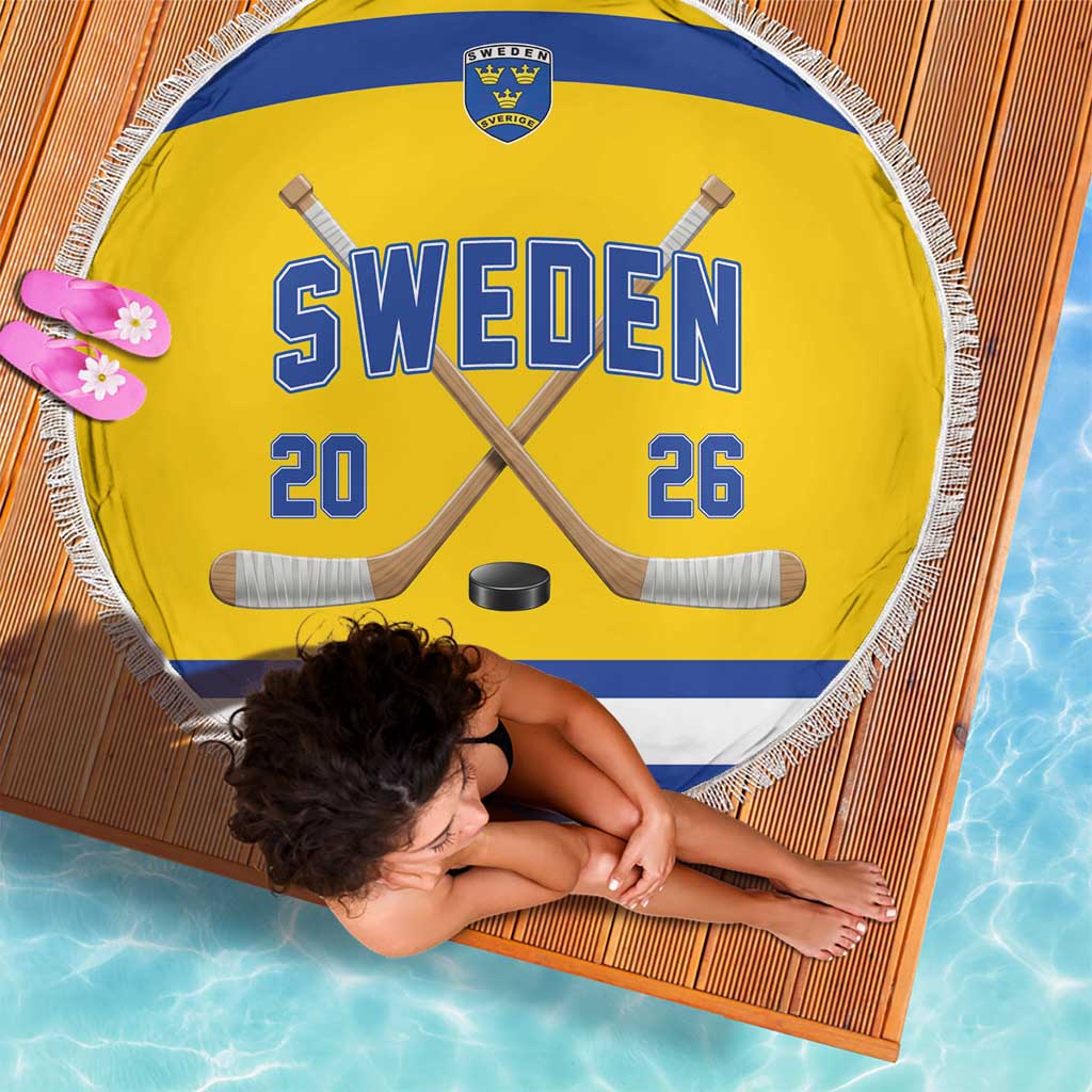 Sweden Ice Hockey Beach Blanket Go Tre Kronor Champions