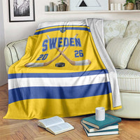 Sweden Ice Hockey Blanket Go Tre Kronor Champions