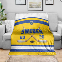 Sweden Ice Hockey Blanket Go Tre Kronor Champions