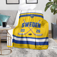 Sweden Ice Hockey Blanket Go Tre Kronor Champions