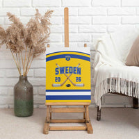 Sweden Ice Hockey Canvas Wall Art Go Tre Kronor Champions