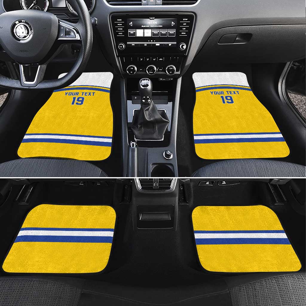 Sweden Ice Hockey Custom Car Mats Go Tre Kronor Champions