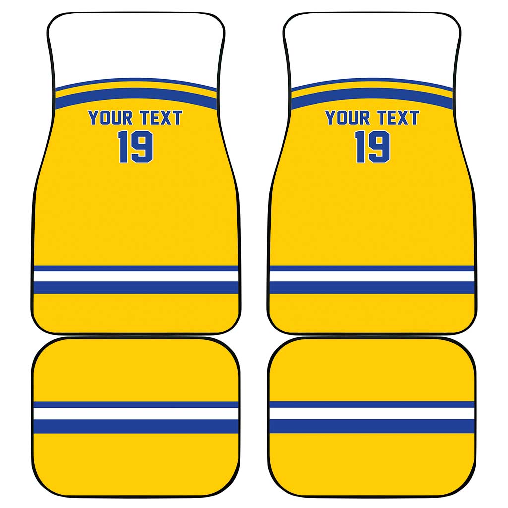 Sweden Ice Hockey Custom Car Mats Go Tre Kronor Champions