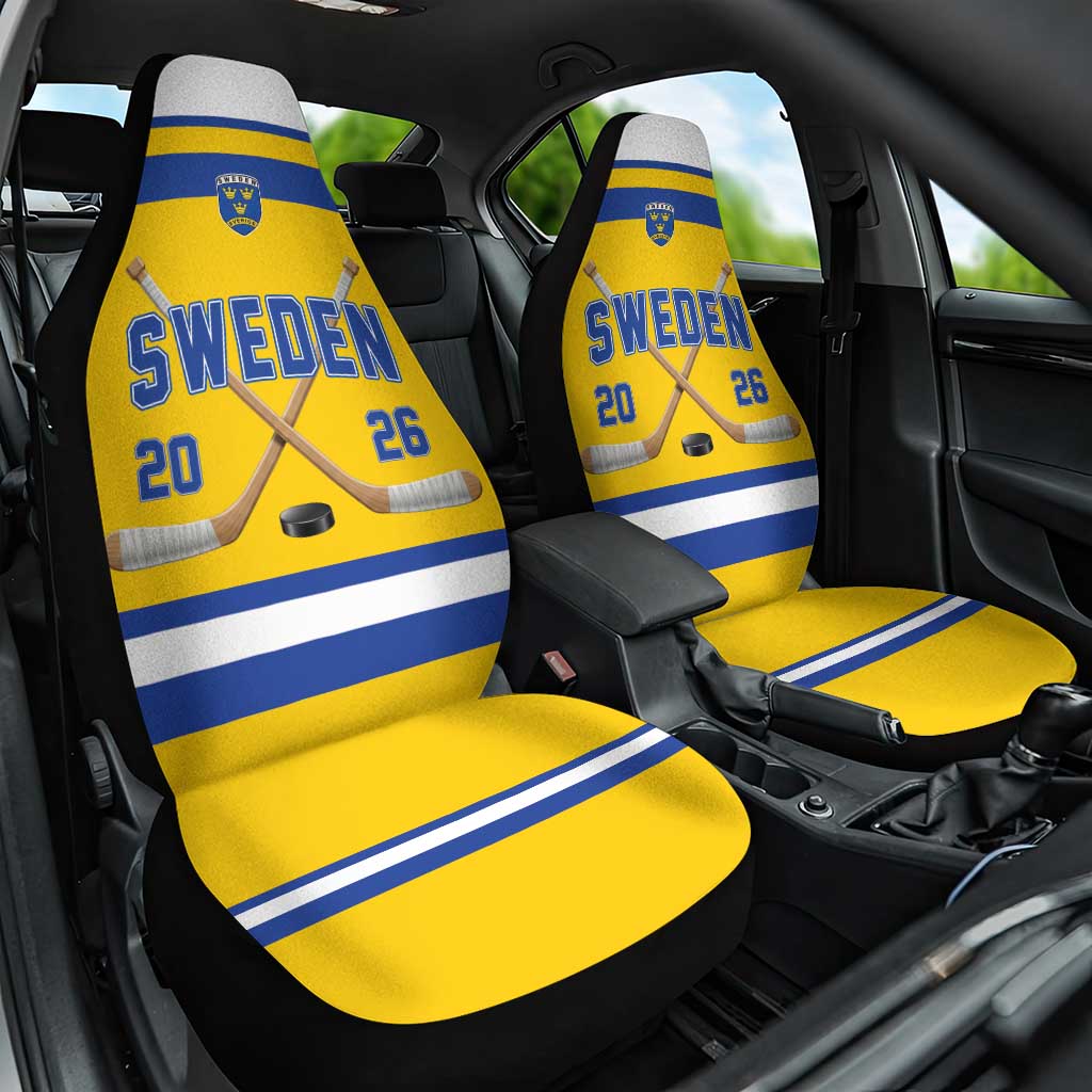 Sweden Ice Hockey Car Seat Cover Go Tre Kronor Champions