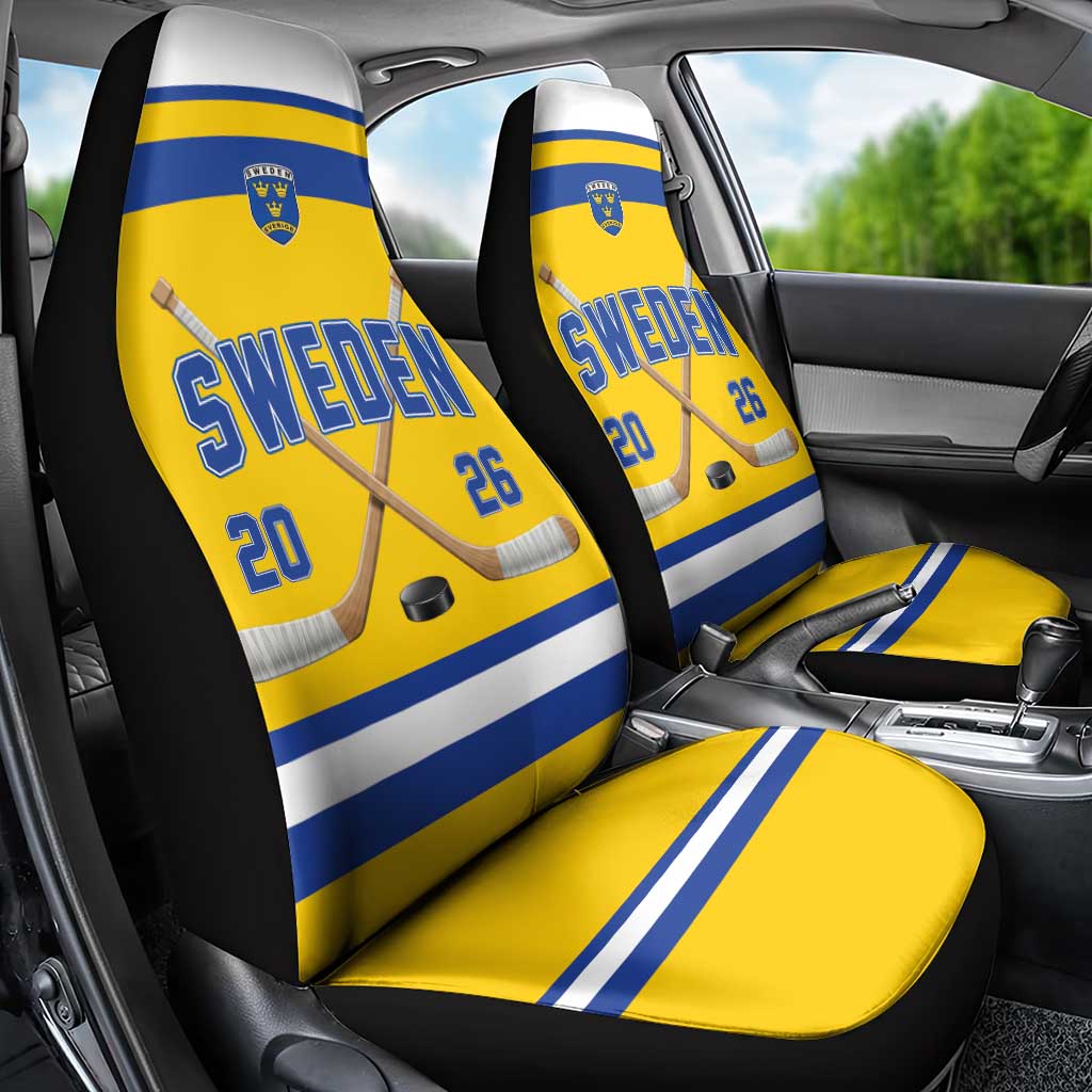 Sweden Ice Hockey Car Seat Cover Go Tre Kronor Champions
