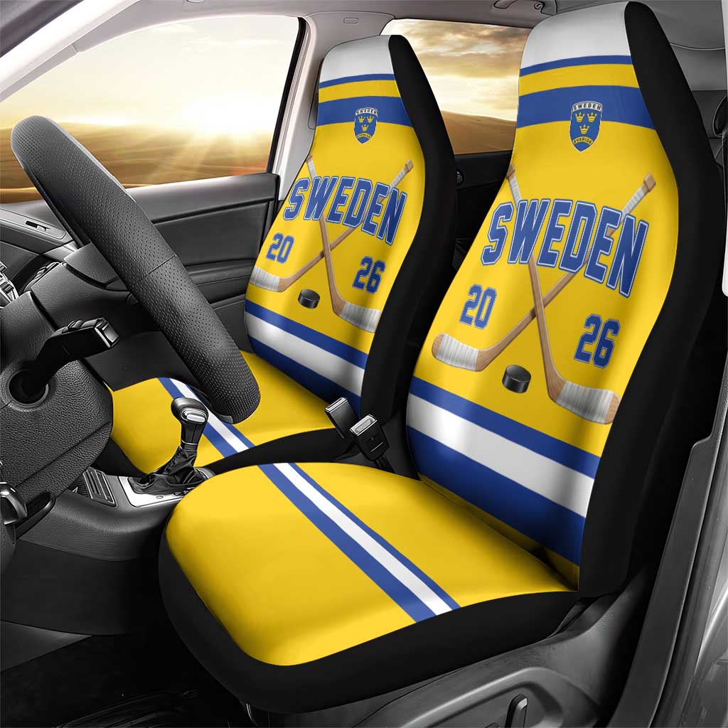 Sweden Ice Hockey Car Seat Cover Go Tre Kronor Champions