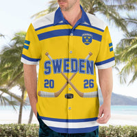 Sweden Ice Hockey Custom Hawaiian Shirt Go Tre Kronor Champions