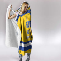Sweden Ice Hockey Hooded Blanket Go Tre Kronor Champions