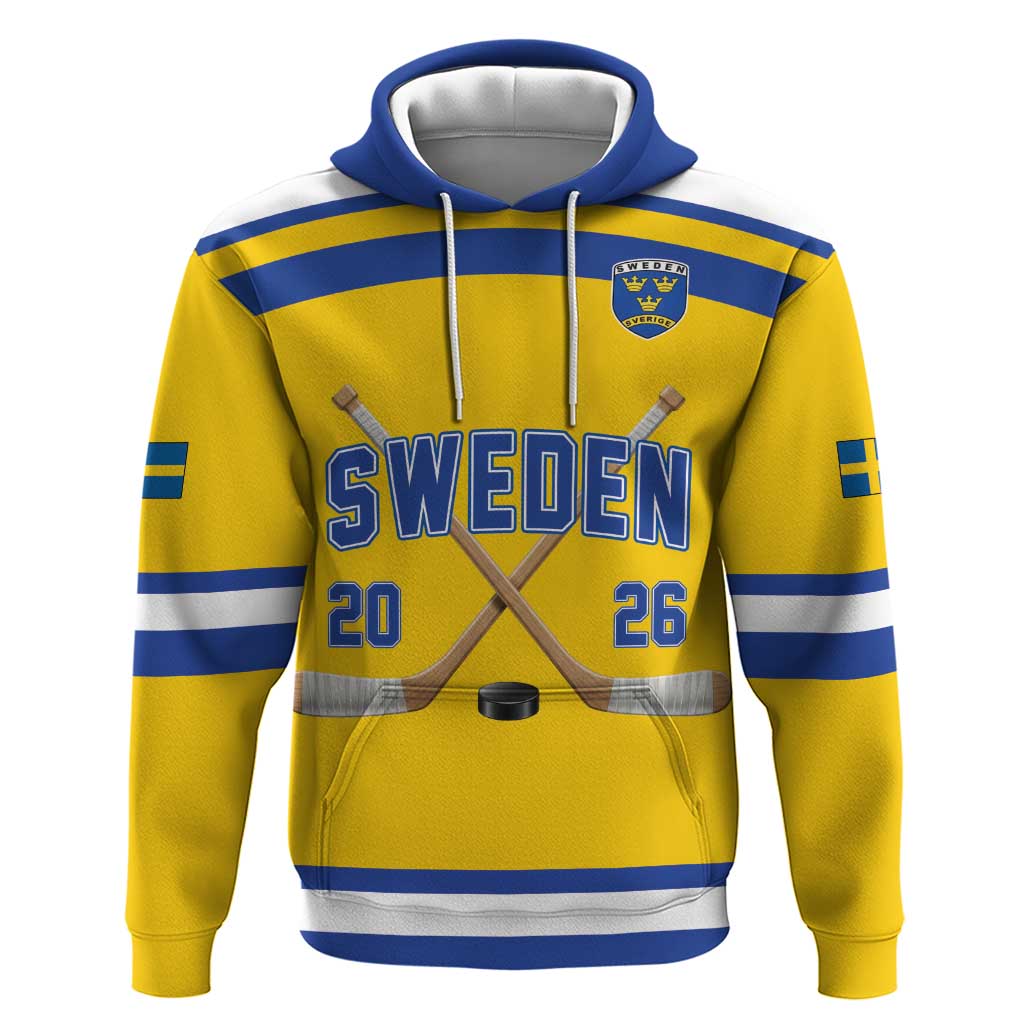 Sweden Ice Hockey Custom Hoodie Go Tre Kronor Champions