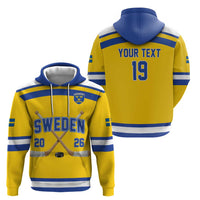 Sweden Ice Hockey Custom Hoodie Go Tre Kronor Champions